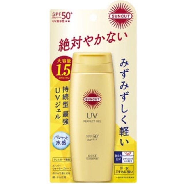 Kose - Suncut UV Perfect Gel Super Water Proof SPF50+ PA++++ - 120g