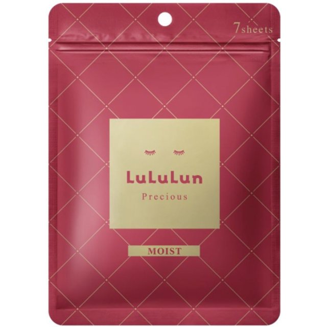 LuLuLun - Precious Sheet Mask Moist - 7pcs - Red