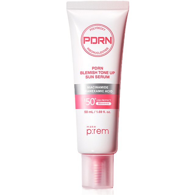 make p:rem - PDRN Blemish Tone Up Sun Serum SPF50+ PA++++ - 50ml