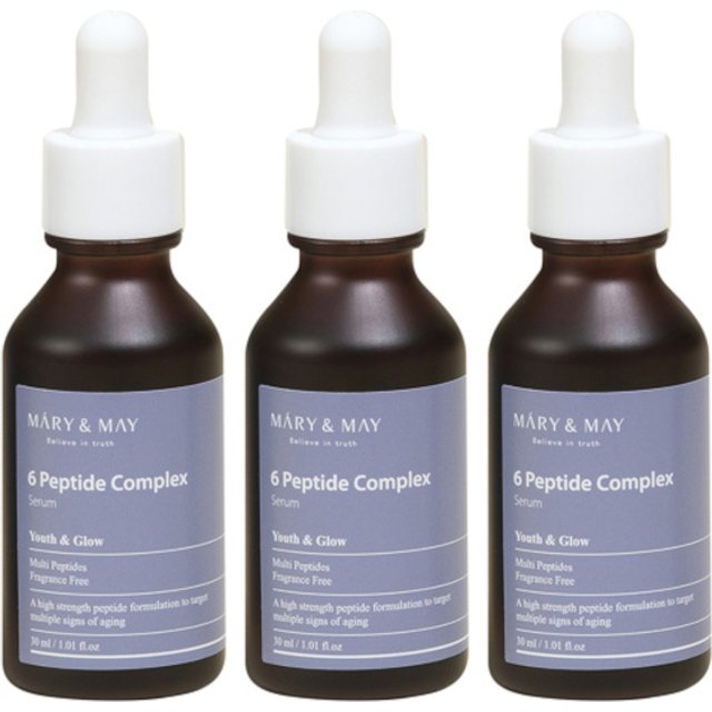Mary&May - 6 Peptide Complex Serum - 30ml (3ea) Set