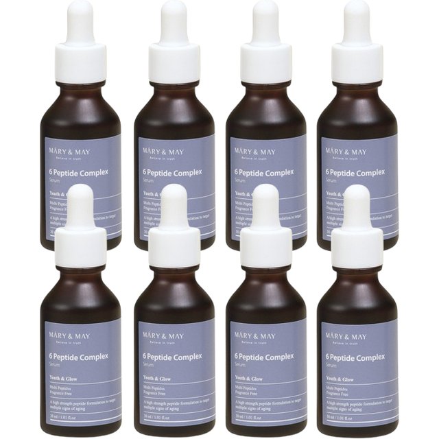 Mary&May - 6 Peptide Complex Serum - 30ml (8ea) Set