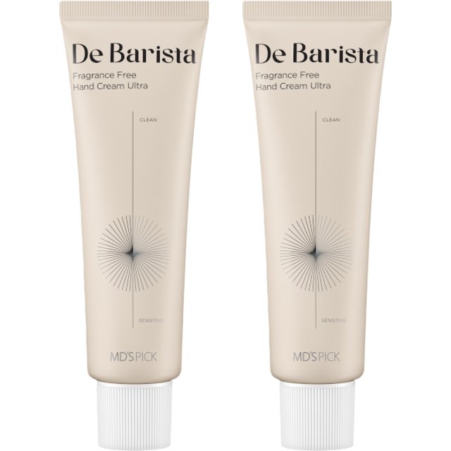 MD's Pick - De Barista Fragrance-Free Hand Cream Ultra - 50g (2ea) Set