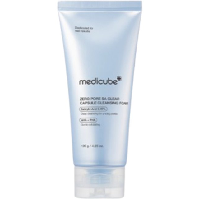 medicube - Zero Pore SA Clear Capsule Cleansing Foam - 120g