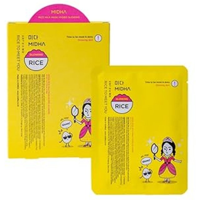 MIDHA - Rice Milk Mask Hydro Glowing - 23ml*5pcs