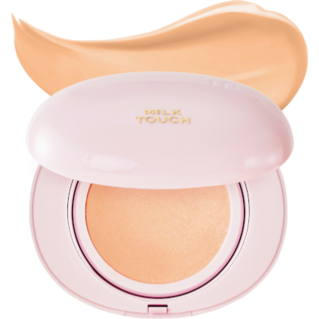 milktouch - All-day Skin Fit Milky Glow Cushion SPF 50+ PA++++ - 15g - 23N Medium Beige