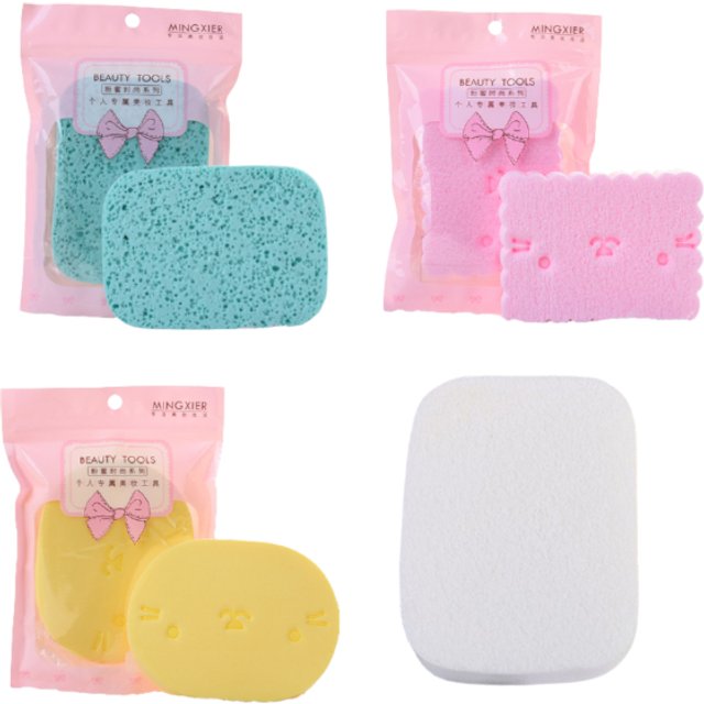 MINGXIER - Face Cleaning Sponge (Random Colour) - 1pc
