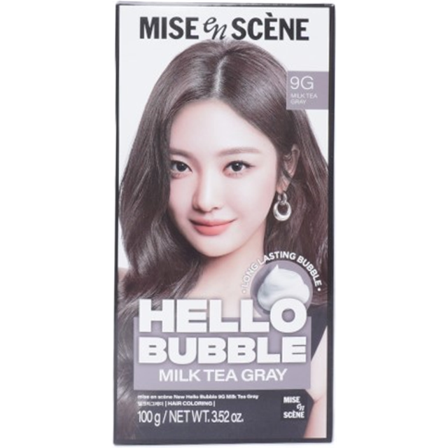 miseenscéne - Hello Bubble (2024 New Version) - 100G - 9G Milk Tea Gray