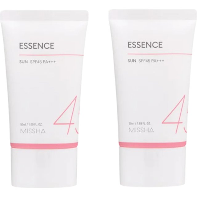MISSHA All Around Safe Block Essence Sun SPF45 PA+++ - 50ml (2ea) Set (New)