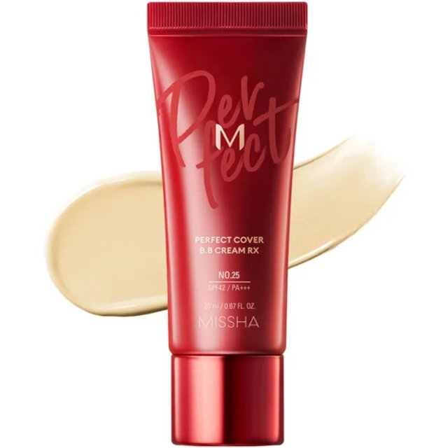 MISSHA - M Perfect Cover BB Cream RX SPF42 PA+++ - 20ml - #25 Warm Beige