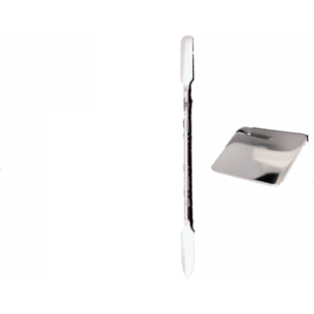 MissLady - Make Up Mixing Palette Ring With Mixing Stick - Palette : 4.3 X 3.3 cm / Stick 11.7cm - 1set(2items)