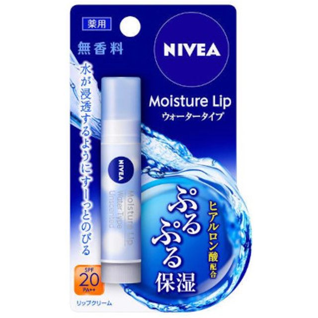 NIVEA Japan - Moisture Lip Water Type SPF20 PA++ - 3.5g - Unscented