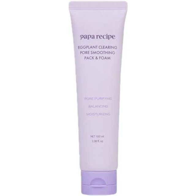 Papa Recipe - Eggplant Clearing Pore Smoothing Pack & Foam - 100ml