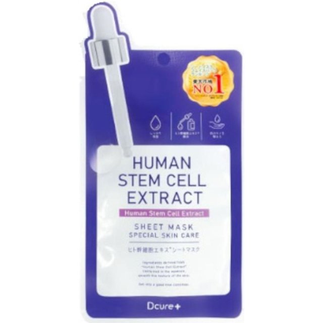 Picomonte - Dcure+ Human Stem Cell Extract Face Mask - 1pc