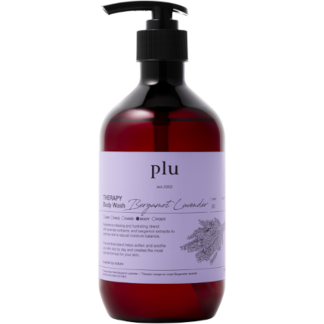 plu - Therapy Body Wash - 500g - Bergamot Lavender