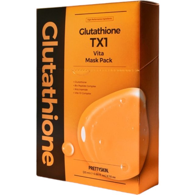 PRETTYSKIN - Glutathione TX1 Vita Mask Sheet - 25ml * 10ea