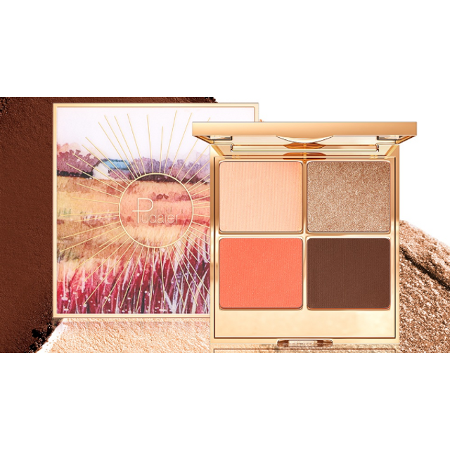 Pudaier - Glam Glow Highlighter And Bronzer Palette - 17g - 04 Sunkissed Serenity