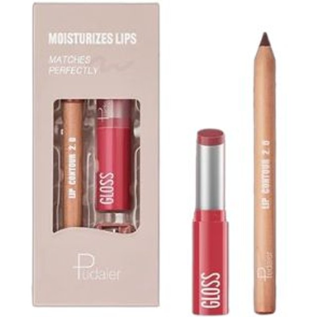 Pudaier - Lip Combo Gift Set - 2.5g+3.5g - 01 Scorpio Coming