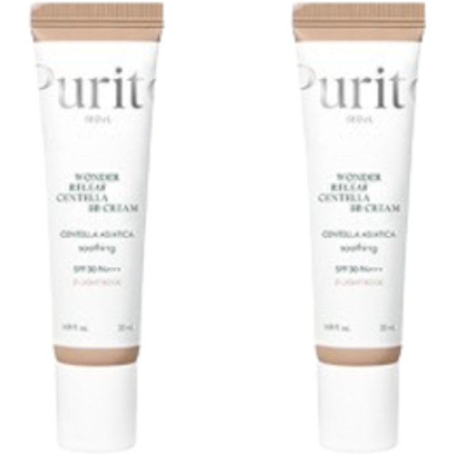 Purito SEOUL - Wonder Releaf Centella BB Cream SPF 30 PA++++ - 30ml - #21 Light Beige (2ea) Set