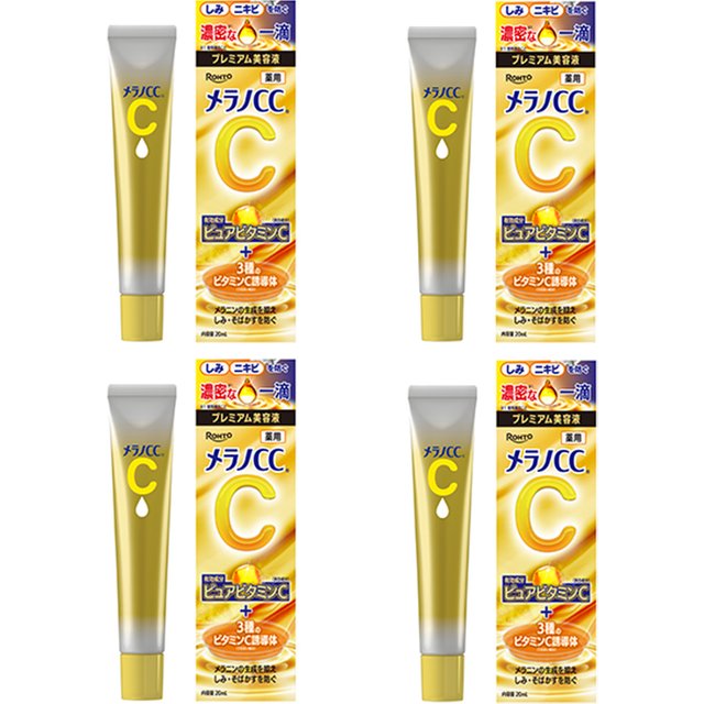 Rohto Mentholatum Melano CC Premium Brightening Essence (Japan Version) - 20ml (4ea) Set