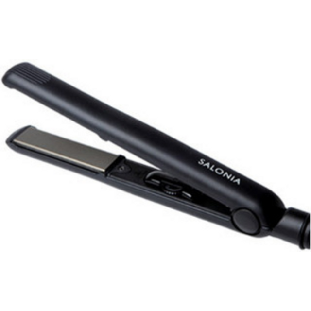 SALONIA - Hair Straightener 24mm SL-004 (100-240V) - 1pc - Black