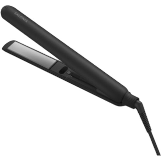 SALONIA - Smooth Shine Hair Straightener 24mm (100-240V) - 1pc - SAL23105BK - Black