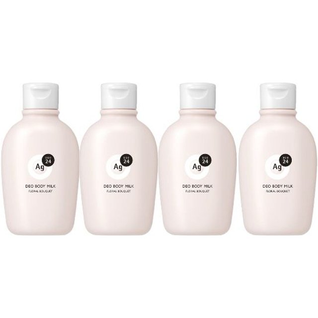 Shiseido - Ag Deo 24 Deodorant Body Milk - 180ml - Floral Bouquet (4ea) Set