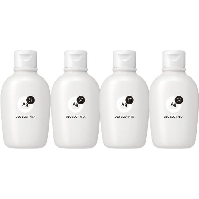 Shiseido - Ag Deo 24 Deodorant Body Milk - 180ml - Unscented (4ea) Set