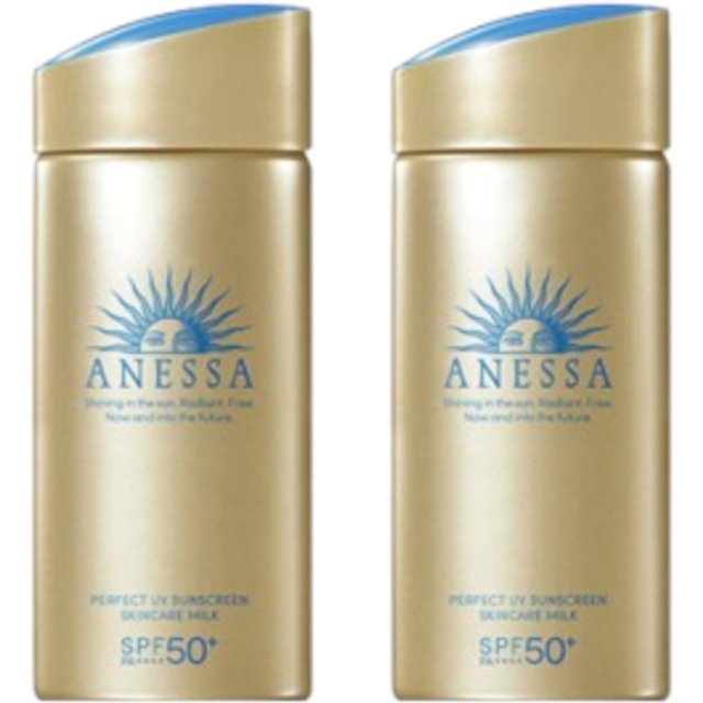 Shiseido - Anessa Perfect UV Sunscreen Skincare Milk N SPF50+ PA++++ - (Random Version) - 90ml (2ea) Set