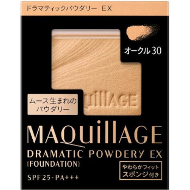 Shiseido - Maquillage Foundation Dramatic Powdery EX Refill SPF25 PA+++ - 9.3g - Ocher 30