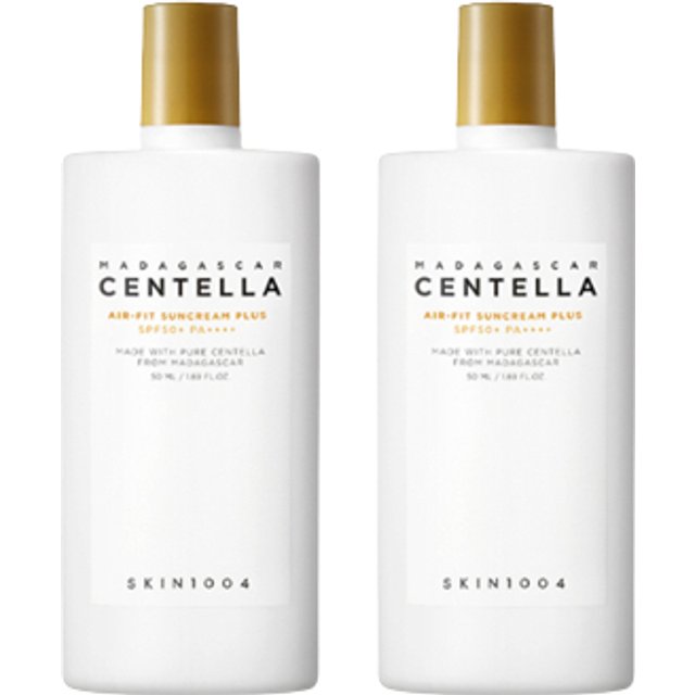 SKIN1004 - Madagascar Centella Air-Fit Suncream Plus SPF50+ PA++++ - 50ml (2ea) Set