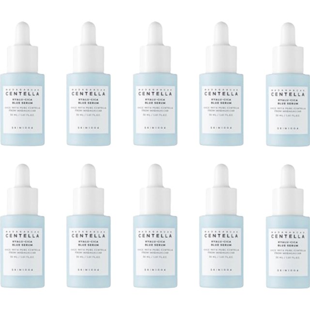 SKIN1004 Madagascar Centella Hyalu-Cica Blue Serum - 30ml (10ea) Set
