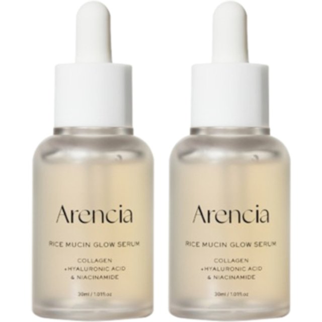Arencia - Rice Mucin Glow Serum - 30ml (2ea) Set