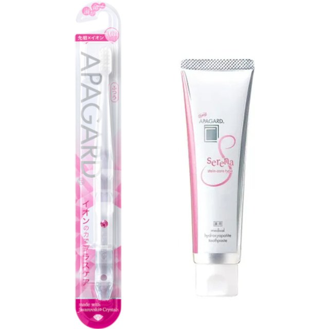 APAGARD - Serena Toothpaste - 53g (1ea) + APAGARD - Crystal Toothbrush - 1pc - Random Color (1ea) Set