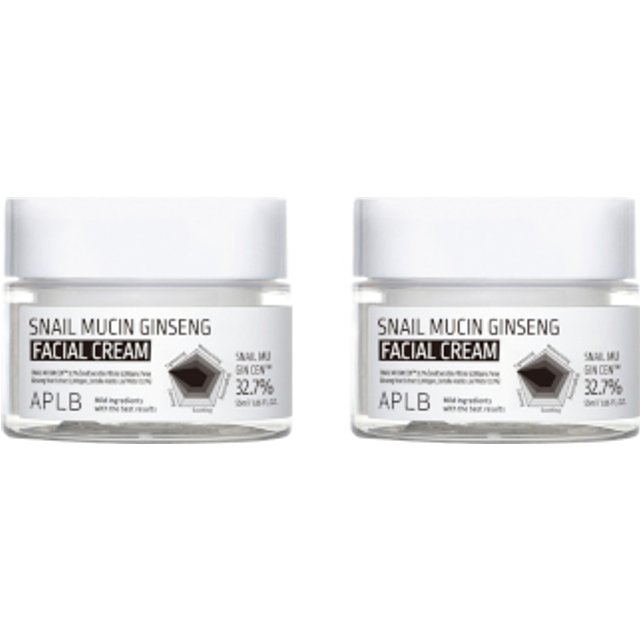 APLB - Snail Mucin Ginseng Facial Cream - 55ml (2ea) Set