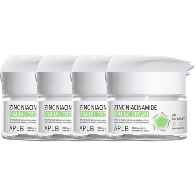 APLB - Zinc Niacinamide Facial Cream - 55ml (4ea) Set