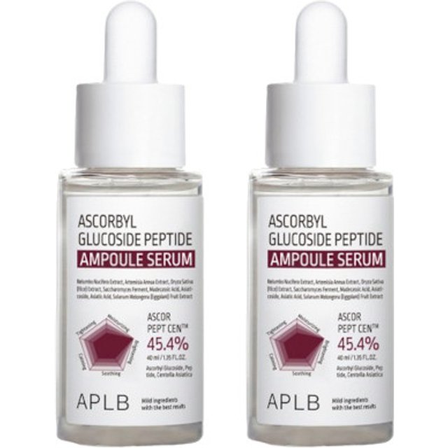 APLB - Ascorbyl Glucoside Peptide Ampoule Serum - 40ml (2ea) Set