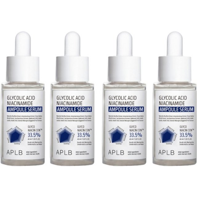 APLB - Glycolic Acid Niacinamide Ampoule Serum - 40ml (4ea) Set