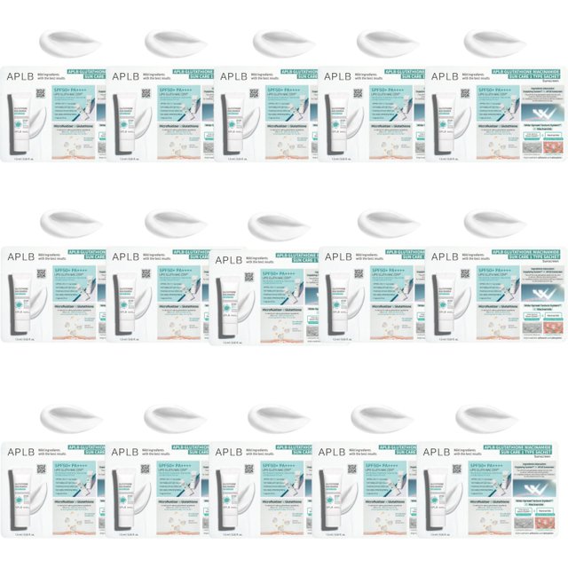 APLB - Glutathione Niacinamide Sunscreen SPF50+ PA++++ Sachet Pack (15ea) Set