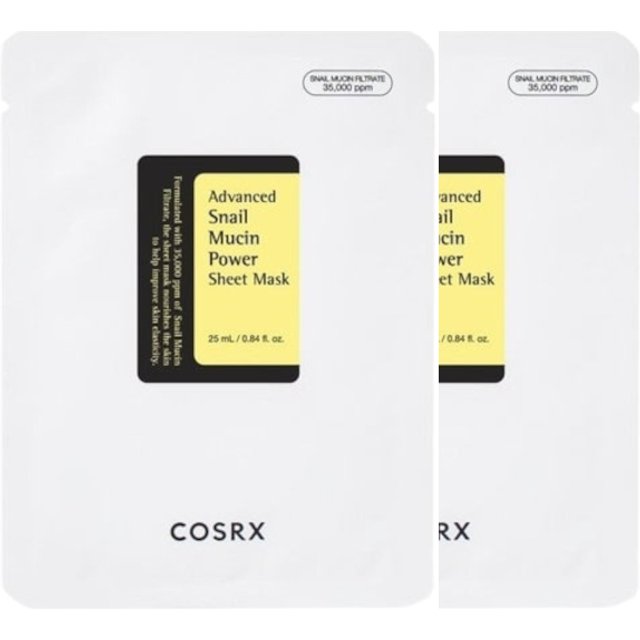 COSRX - Advanced Snail Mucin Power Essence Sheet Mask - 2pcs