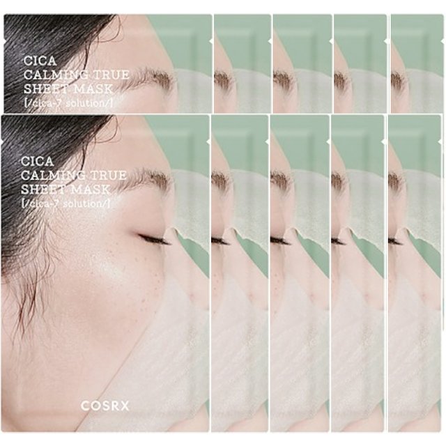 COSRX - Pure Fit Cica Calming True Sheet Mask - 10pcs