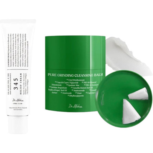 Dr. Althea - 345 Relief Cream (1ea) X Pure Grinding Cleansing Balm (1ea) Set