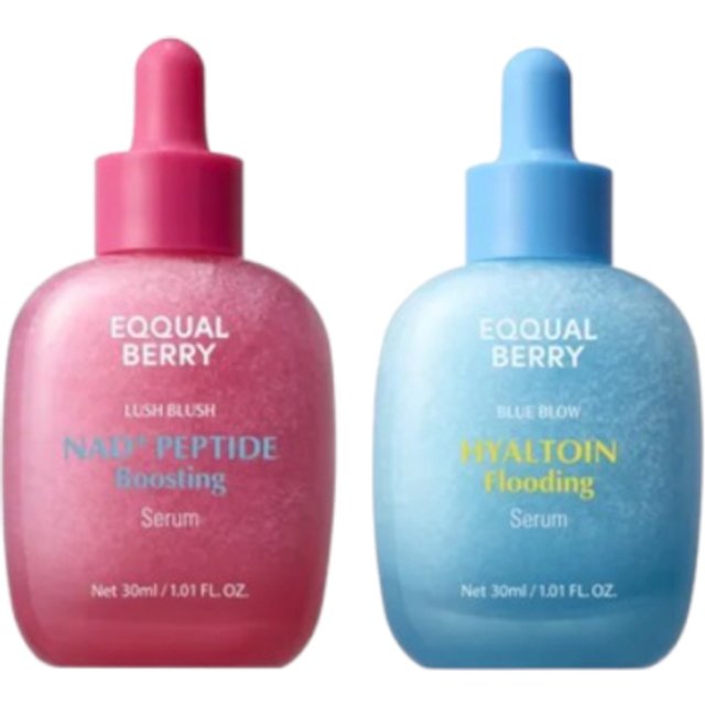 EQQUALBERRY - NAD+ Peptide Boosting Serum - 30ml (1ea) + Hyaltoin Flooding Serum - 30ml (1ea) Set