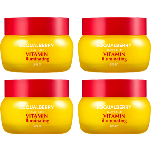 EQQUALBERRY - Vitamin Illuminating Cream - 50ml (4ea) Set