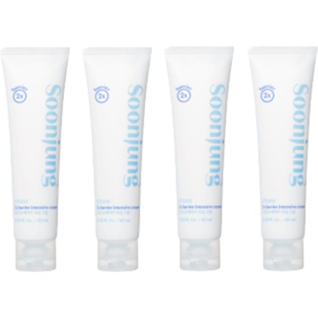 ETUDE - Soon Jung 2x Barrier Intensive Cream (2023 New Version) - 60ml (4ea) Set