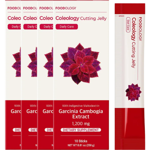 FOODOLOGY - Coleology Cutting Jelly - 25g x 10sticks (4ea) Set