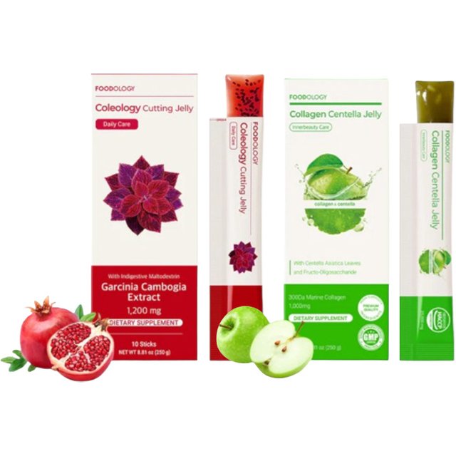 FOODOLOGY - Coleology Cutting + Collagen Centella Jelly Set