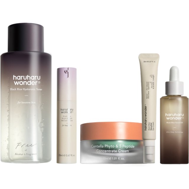 haruharu wonder - Layering Lovers Black Rice Night Routine Set