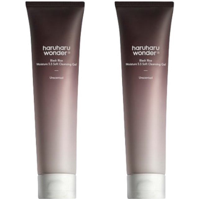 haruharu wonder - Black Rice Moisture 5.5 Soft Cleansing Gel - 100ml (2ea) Set
