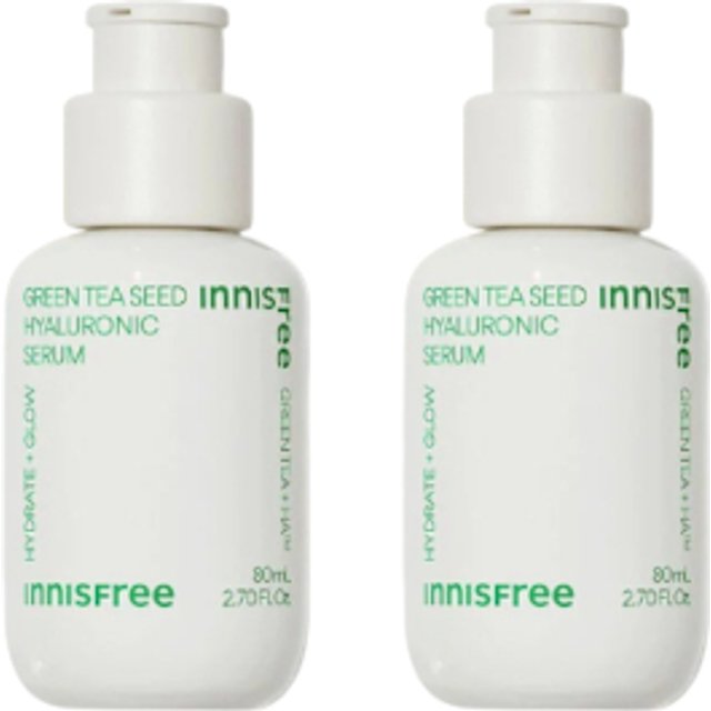 innisfree - Green Tea Seed Hyaluronic Serum - 80ml (2ea) Set