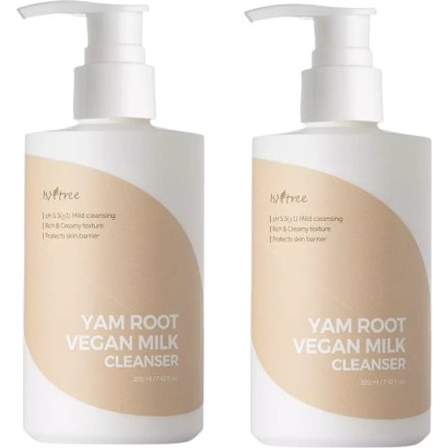 Isntree - Yam Root Vegan Milk Cleanser - 220ml (2ea) Set